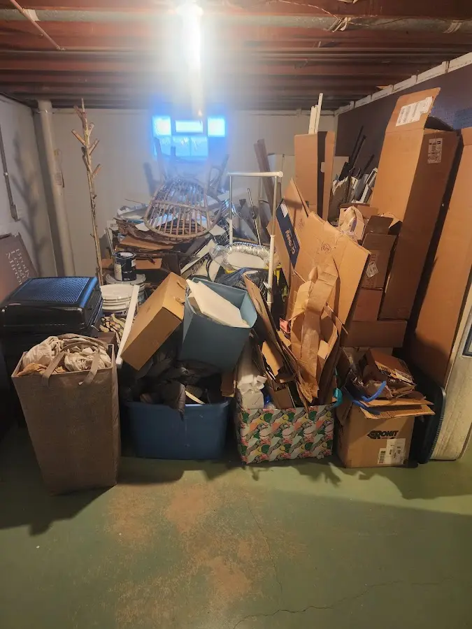 Roll-off dumpster container at job site for Yard Waste Dumpster Rental in Westwego